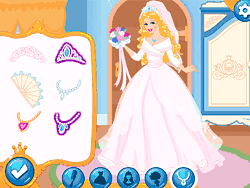 Флеш игра онлайн Сейчас и тогда: Свадьба принцессы
