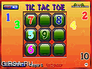 Флеш игра онлайн Численный пец ноги Tic Tac / Numeric Tic Tac Toe