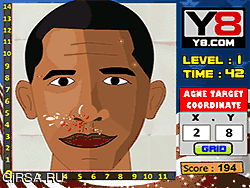 Флеш игра онлайн Уход за лицом Обамы