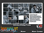 Флеш игра онлайн Передвигающий пазл с Томом Крузом / Oblivion Sliding Puzzle 