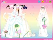 Флеш игра онлайн Старый Стиль Свадебное Платье / Old Style Wedding Dressup