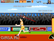 Флеш игра онлайн Олимпийское метание копья / Olympic Javelin Throw