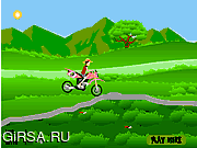 Флеш игра онлайн Мирный мотоциклист