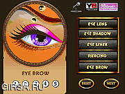 Флеш игра онлайн Online Girl Eye Make up
