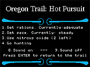 Флеш игра онлайн Орегонский Путь: Горячая Погоня / Oregon Trail: Hot Pursuit