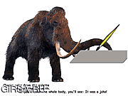 Флеш игра онлайн Paint the Mammoth