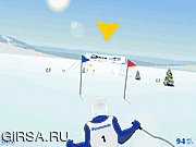 Флеш игра онлайн Panasonic: лыжня / Panasonic: Ski Run