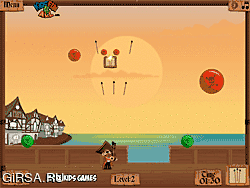 Флеш игра онлайн Пират острой боли / Pang Pirate