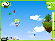 Флеш игра онлайн Разграбление парашюта / Parachute Plunder