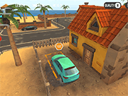 Флеш игра онлайн Парковка ярости 3D городской пляж / Parking Fury 3D Beach City