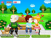 Флеш игра онлайн Park Kiss