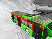 Флеш игра онлайн Пассажирский пикап 3D: зима