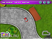 Флеш игра онлайн Увлекательная гонка / Pasture Racing