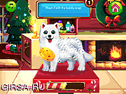 Флеш игра онлайн Рождественское настроение / Paws to Beauty: Christmas Edition