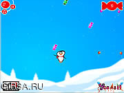 Флеш игра онлайн Пингвин Подарки