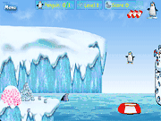 Флеш игра онлайн Замок пингвинов / Penguins castle