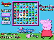 Флеш игра онлайн Свинка Пеппа / Peppa Pig Bejeweled 