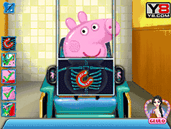 Флеш игра онлайн Пеппа свинной доктор