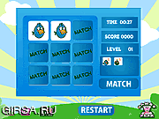 Флеш игра онлайн Проверка памяти. Злые птички / Perfect Angry Birds GP 