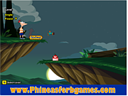 Флеш игра онлайн Финес и Ферб против Перри / Phineas and Ferb Kick Perry