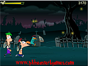 Флеш игра онлайн Финес и Ферб и светлячки / Phineas and Ferb Lightning Bug