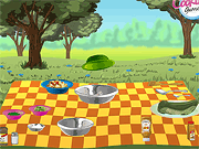 Флеш игра онлайн Пикник : Манго Карри Куриный Салат / Picnic :  Mango Curry Chicken Salad