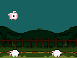 Флеш игра онлайн Свинка и пиксели / Pigs L Pixel