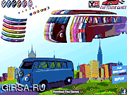 Флеш игра онлайн Создайте автобус / Pimp My Bus Game 
