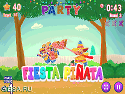 Флеш игра онлайн Вечеринка Пиньяты