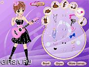Флеш игра онлайн Люси и розовая гитара