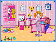 Флеш игра онлайн Розовая Спальня Makeover  / Pink Bedroom Makeover