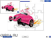 Флеш игра онлайн Автомобиль Розовой Пантеры