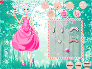 Флеш игра онлайн Розовый Принцесса Dressup