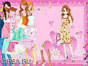 Флеш игра онлайн Pink Heart Dressup