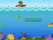 Флеш игра онлайн Пират Весело Рыбная Ловля / Pirate Fun Fishing