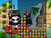 Флеш игра онлайн Крушение Пиратский Джевел / Pirate Jewel Collapse