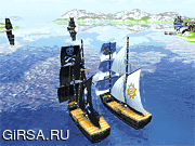 Флеш игра онлайн Пиратских кораблей демо / Pirate of Ships Demo