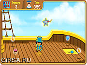 Флеш игра онлайн Дора пиратские лодки Охота за сокровищами / Dora's Pirate Boat Treasure Hunt
