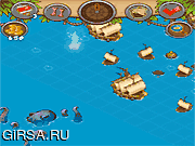 Флеш игра онлайн Пираты и пушки / Pirates and Cannons