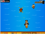 Флеш игра онлайн Пираты