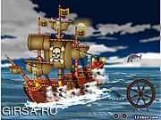 Флеш игра онлайн Пиратский Корабль / Pirate Ship