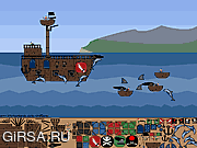 Флеш игра онлайн Пиратский Корабль Создатель