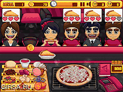 Флеш игра онлайн Пицца Кафе