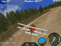 Флеш игра онлайн Самолет Гонка 2