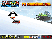 Флеш игра онлайн По-спортсмен / Po Snowboarding 