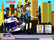 Флеш игра онлайн Полиции женщина Dressup