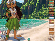 Флеш игра онлайн Полинезийская Принцесса