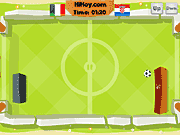 Флеш игра онлайн Pongo Soccer Euro 2016