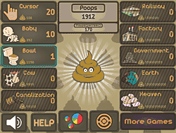 Флеш игра онлайн Poop Clicker