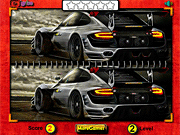 Флеш игра онлайн Пятно Porsche разницу / Porsche Spot the Difference